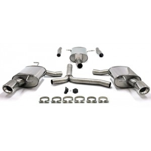 Duplexní nerezový výfuk 1x100mm Audi A5 B8 Kabriolet (8T) 02AU031-10D