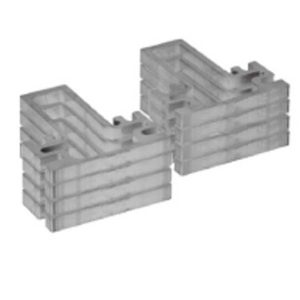 Sada distančních podložek pro podvozek AL-KO Vario III / AV do 1700 kg (výška 60 mm) 314522