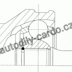 Sada kloubů, hnací hřídel LÖBRO 302009 – ALFA ROMEO, FIAT, LANCIA