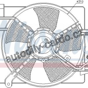 Ventilátor chladiče NISSENS 85061