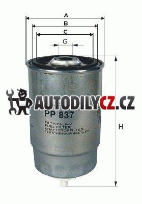 SF PF7045 filtr palivový STARLINE