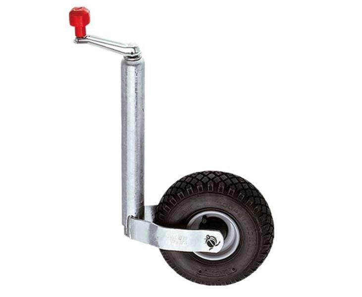 Kolečko opěrné AL-KO 260x85 mm ocelové s dušovou pneu (průměr 48 mm) 311076