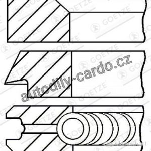 Sada pístních kroužků GOETZE 08-181400-10 Sada pístních kroužků GOETZE 08-181400-10